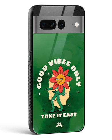 Good Vibes Only Glass Case Phone Cover (Google)