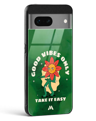 Good Vibes Only Glass Case Phone Cover (Google)