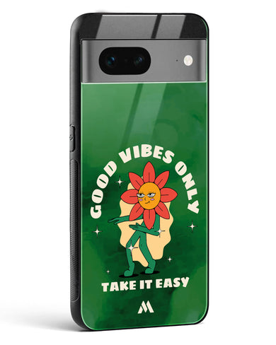 Good Vibes Only Glass Case Phone Cover (Google)