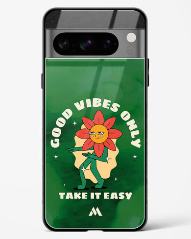 Good Vibes Only Glass Case Phone Cover (Google)