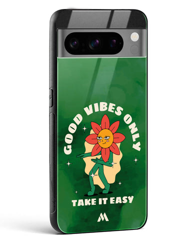 Good Vibes Only Glass Case Phone Cover (Google)