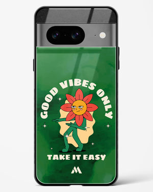 Good Vibes Only Glass Case Phone Cover (Google)