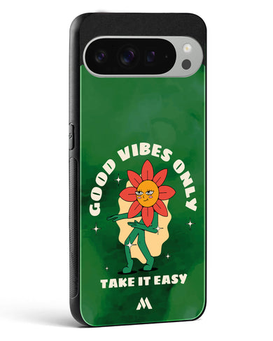 Good Vibes Only Glass Case Phone Cover (Google)