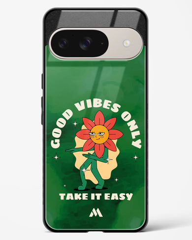 Good Vibes Only Glass Case Phone Cover (Google)