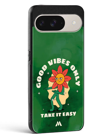 Good Vibes Only Glass Case Phone Cover (Google)