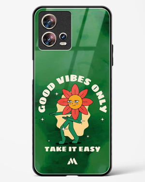 Good Vibes Only Glass Case Phone Cover (Motorola)