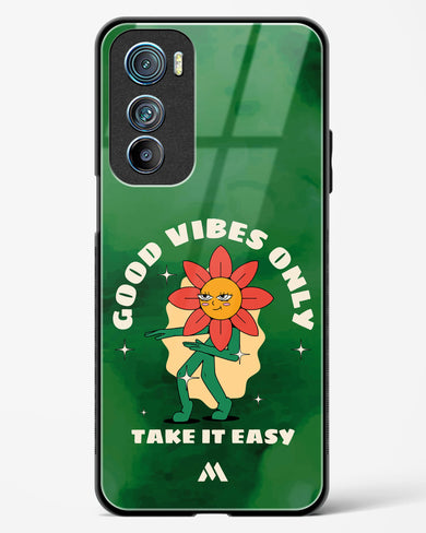 Good Vibes Only Glass Case Phone Cover (Motorola)