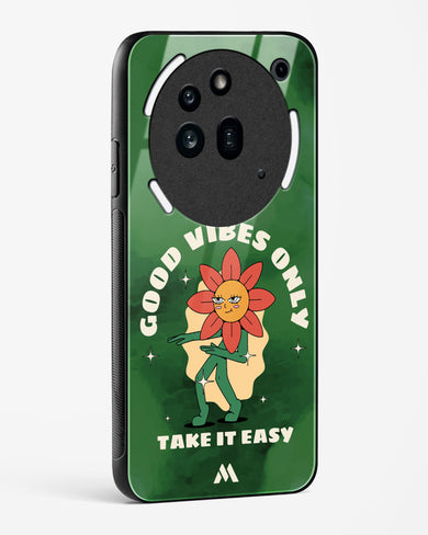 Good Vibes Only Glass Case Phone Cover (Nothing)