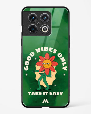 Good Vibes Only Glass Case Phone Cover (OnePlus)