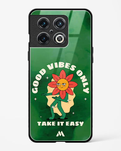 Good Vibes Only Glass Case Phone Cover (OnePlus)