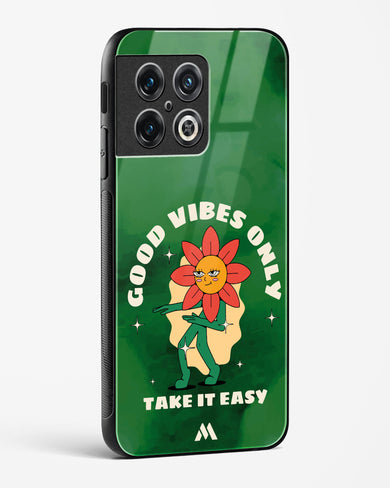 Good Vibes Only Glass Case Phone Cover (OnePlus)