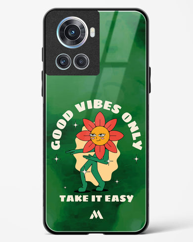 Good Vibes Only Glass Case Phone Cover (OnePlus)