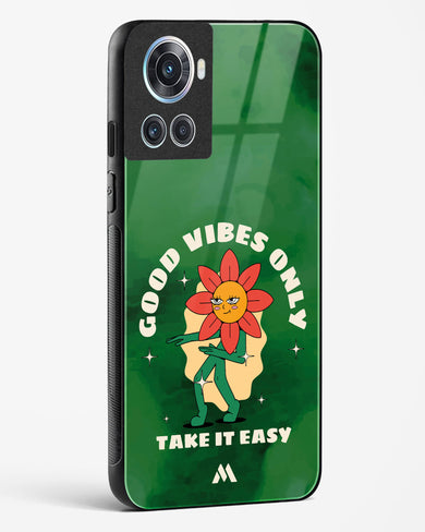 Good Vibes Only Glass Case Phone Cover (OnePlus)