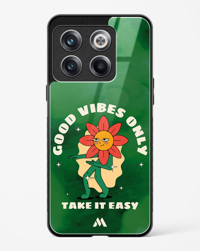 Good Vibes Only Glass Case Phone Cover (OnePlus)