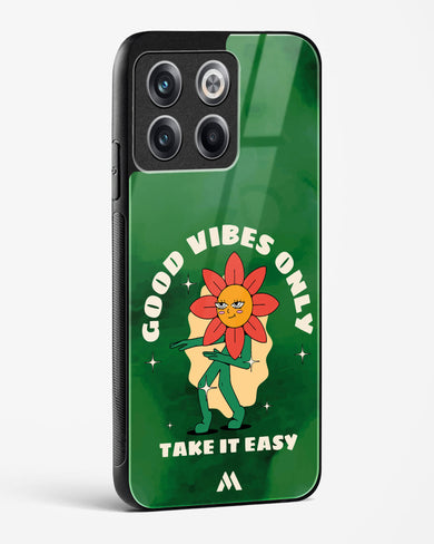 Good Vibes Only Glass Case Phone Cover (OnePlus)