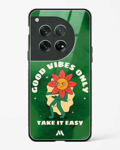 Good Vibes Only Glass Case Phone Cover (OnePlus)