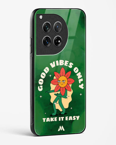 Good Vibes Only Glass Case Phone Cover (OnePlus)