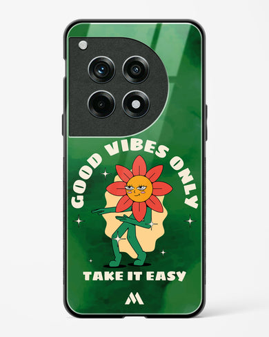 Good Vibes Only Glass Case Phone Cover (OnePlus)