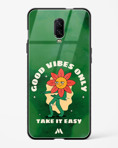 Good Vibes Only Glass Case Phone Cover (OnePlus)