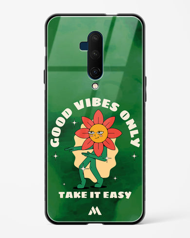 Good Vibes Only Glass Case Phone Cover (OnePlus)