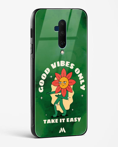 Good Vibes Only Glass Case Phone Cover (OnePlus)