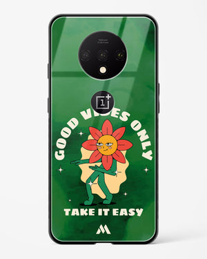 Good Vibes Only Glass Case Phone Cover (OnePlus)