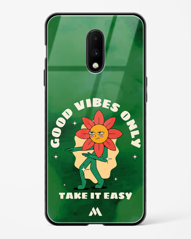 Good Vibes Only Glass Case Phone Cover (OnePlus)