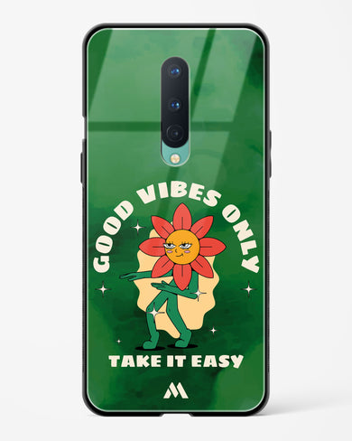 Good Vibes Only Glass Case Phone Cover (OnePlus)