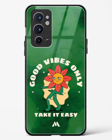 Good Vibes Only Glass Case Phone Cover (OnePlus)