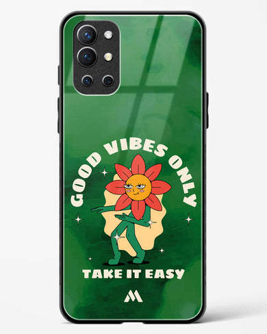 Good Vibes Only Glass Case Phone Cover (OnePlus)