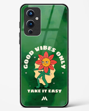 Good Vibes Only Glass Case Phone Cover (OnePlus)