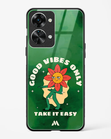 Good Vibes Only Glass Case Phone Cover (OnePlus)