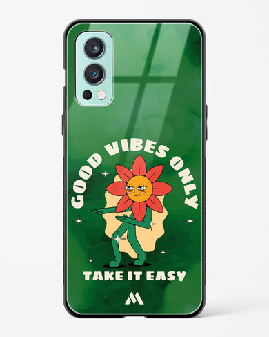 Good Vibes Only Glass Case Phone Cover (OnePlus)