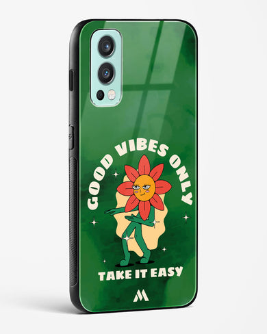 Good Vibes Only Glass Case Phone Cover (OnePlus)