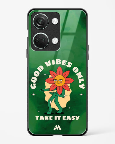 Good Vibes Only Glass Case Phone Cover (OnePlus)