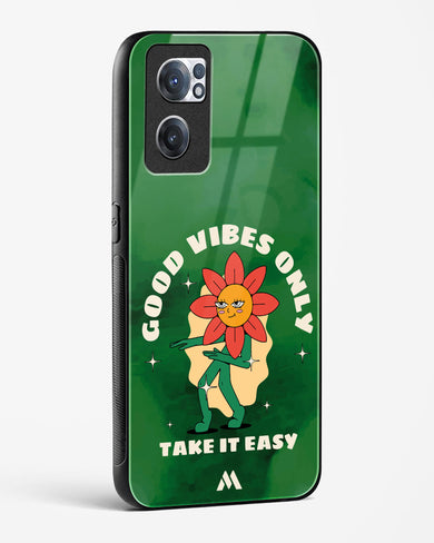 Good Vibes Only Glass Case Phone Cover (OnePlus)