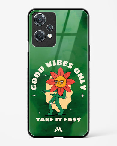 Good Vibes Only Glass Case Phone Cover (OnePlus)