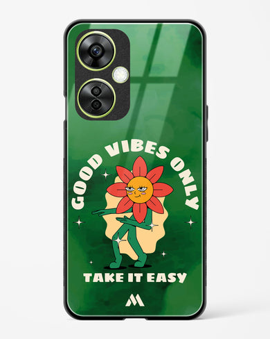 Good Vibes Only Glass Case Phone Cover (OnePlus)