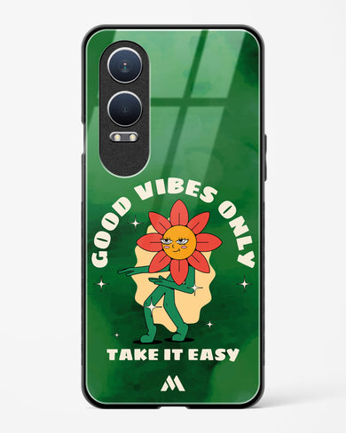 Good Vibes Only Glass Case Phone Cover (OnePlus)