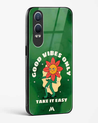 Good Vibes Only Glass Case Phone Cover (OnePlus)