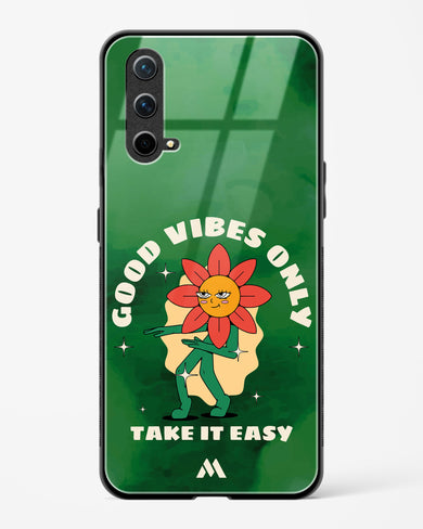 Good Vibes Only Glass Case Phone Cover (OnePlus)