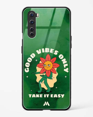 Good Vibes Only Glass Case Phone Cover (OnePlus)