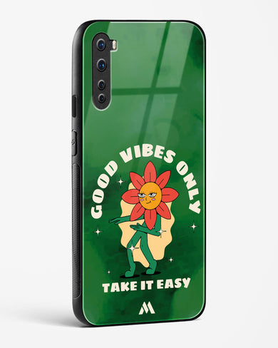 Good Vibes Only Glass Case Phone Cover (OnePlus)