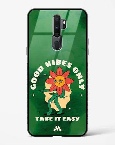 Good Vibes Only Glass Case Phone Cover (Oppo)