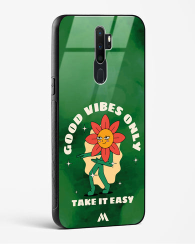 Good Vibes Only Glass Case Phone Cover (Oppo)