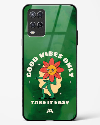 Good Vibes Only Glass Case Phone Cover (Oppo)