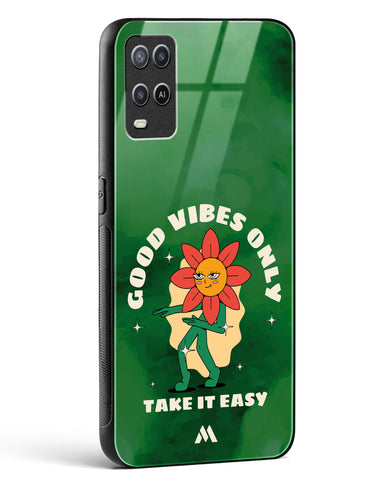 Good Vibes Only Glass Case Phone Cover (Oppo)