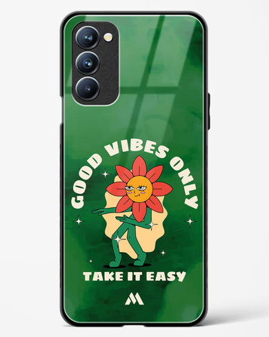 Good Vibes Only Glass Case Phone Cover (Oppo)