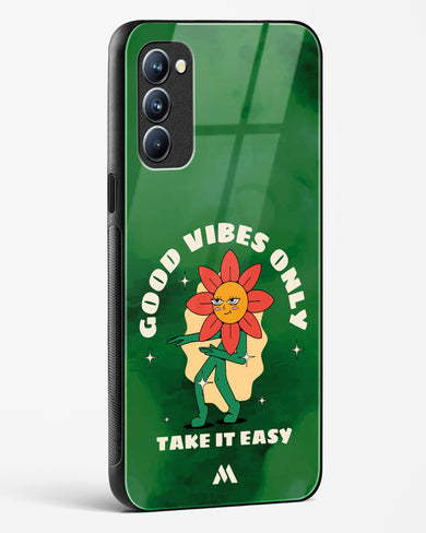 Good Vibes Only Glass Case Phone Cover (Oppo)