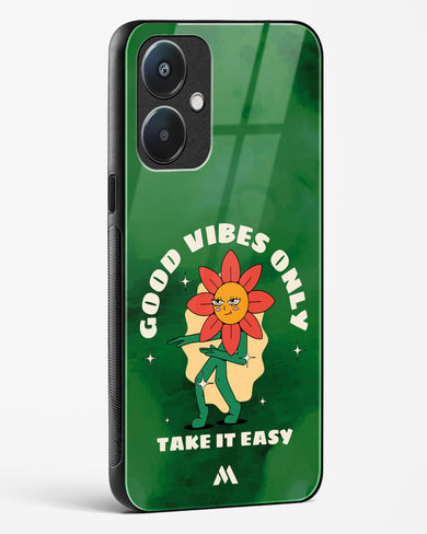 Good Vibes Only Glass Case Phone Cover (Oppo)